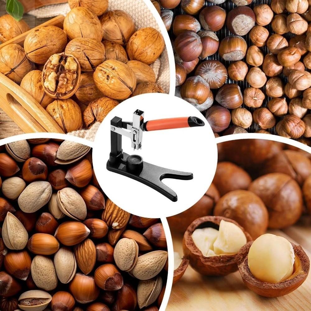 Non-Slip Handle Nut Cracker Easy Grip Pecans Walnut Pliers Chestnut Opener Cooking Accessories