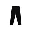 Li Ning Badminton Series Solid Color Straight Leg Fleece Sports Pants Unisex Pants Black AKLTC91-1