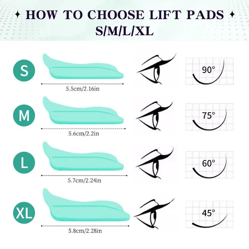 5/7 пар силиконовых подушечек для завивки ресниц, инструменты для завивки ресниц 3D, аппликаторы для завивки ресниц, принадлежности для ресниц для женщин, подарок