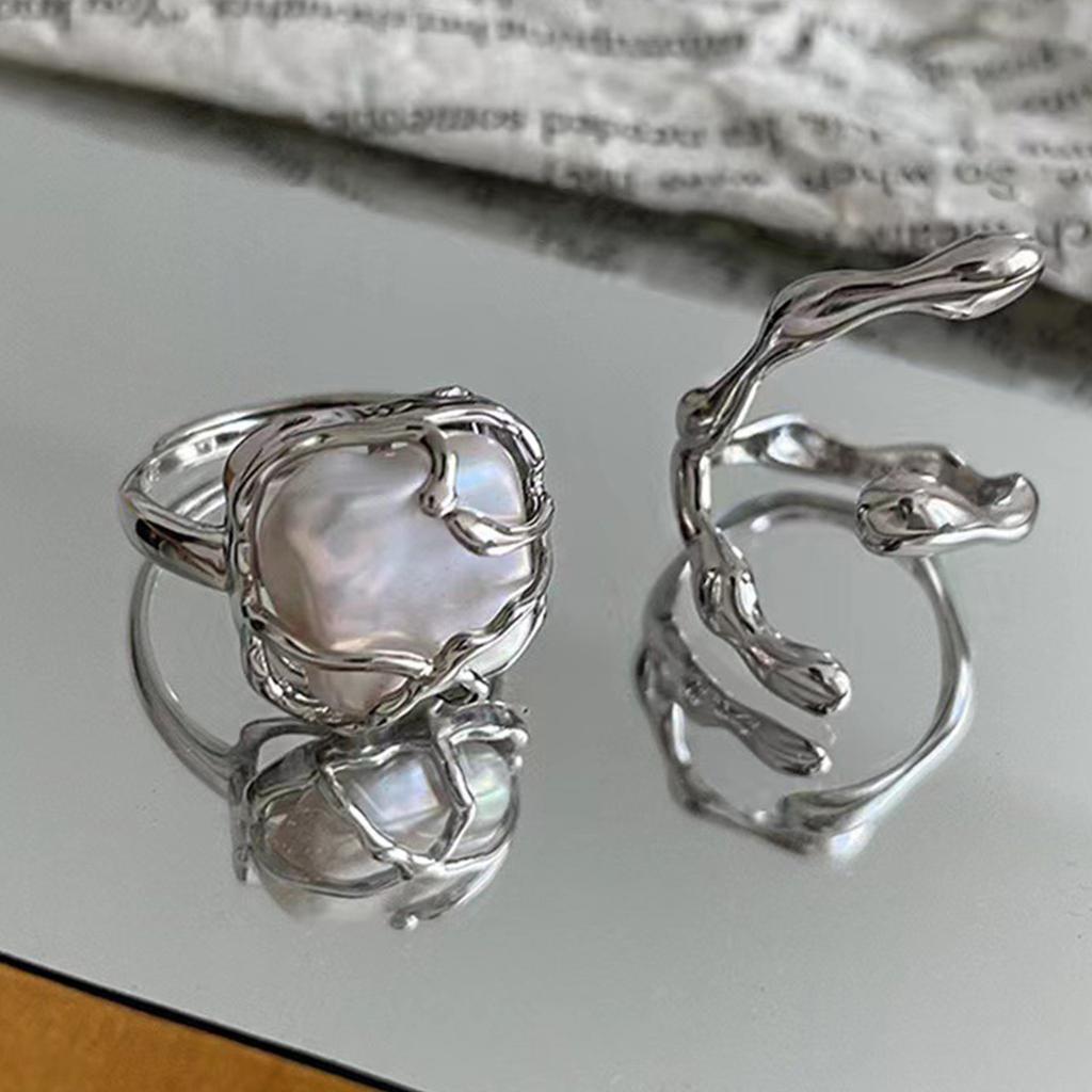 Кольцо с супер бессмертным жемчугом, женский дизайн, темперамент, кольцо на указательный палец, персонализированное модное кольцо