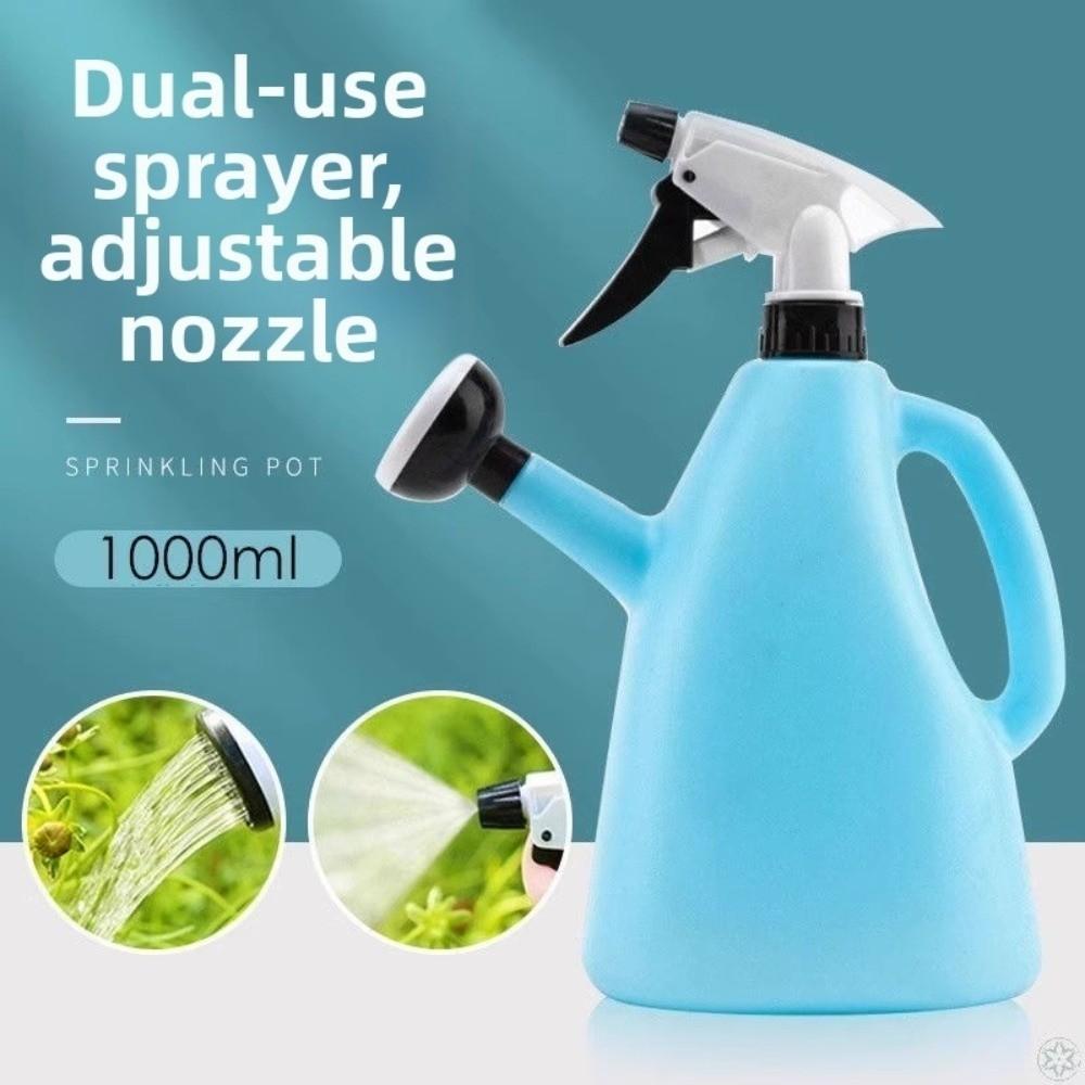 1L Capacity Watering Can Adjustable Pressure Flower Sprayer Pressure Spray Water Kettle Home Use