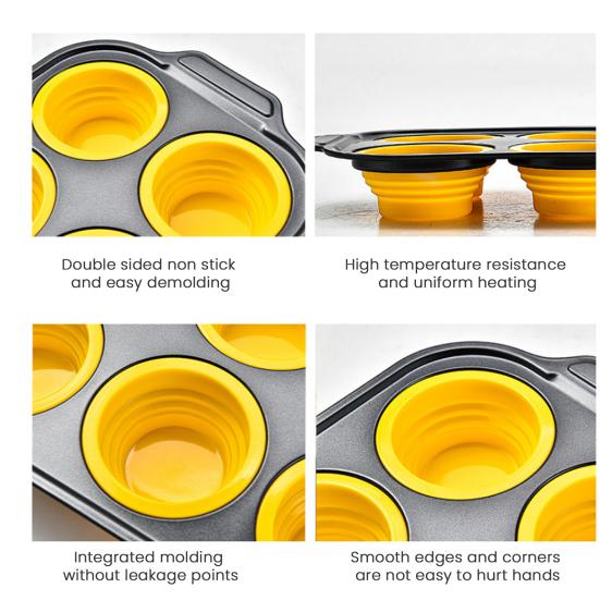 Силиконовая форма для маффинов 45820 ячеек Противень для выпечки Формы для яичных укусов Антипригарные