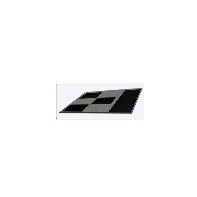 hbzh3 Metal 3D Race Flag Front Grille Sticker Car Rear Trunk Body Emblem Badge for Seat Leon 300 Altea Ibiza Toledo Cordoba cupra