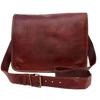 Мужская сумка-мессенджер ручной работы коричневого цвета, новая винтажная кожаная сумка через плечо для ноутбука