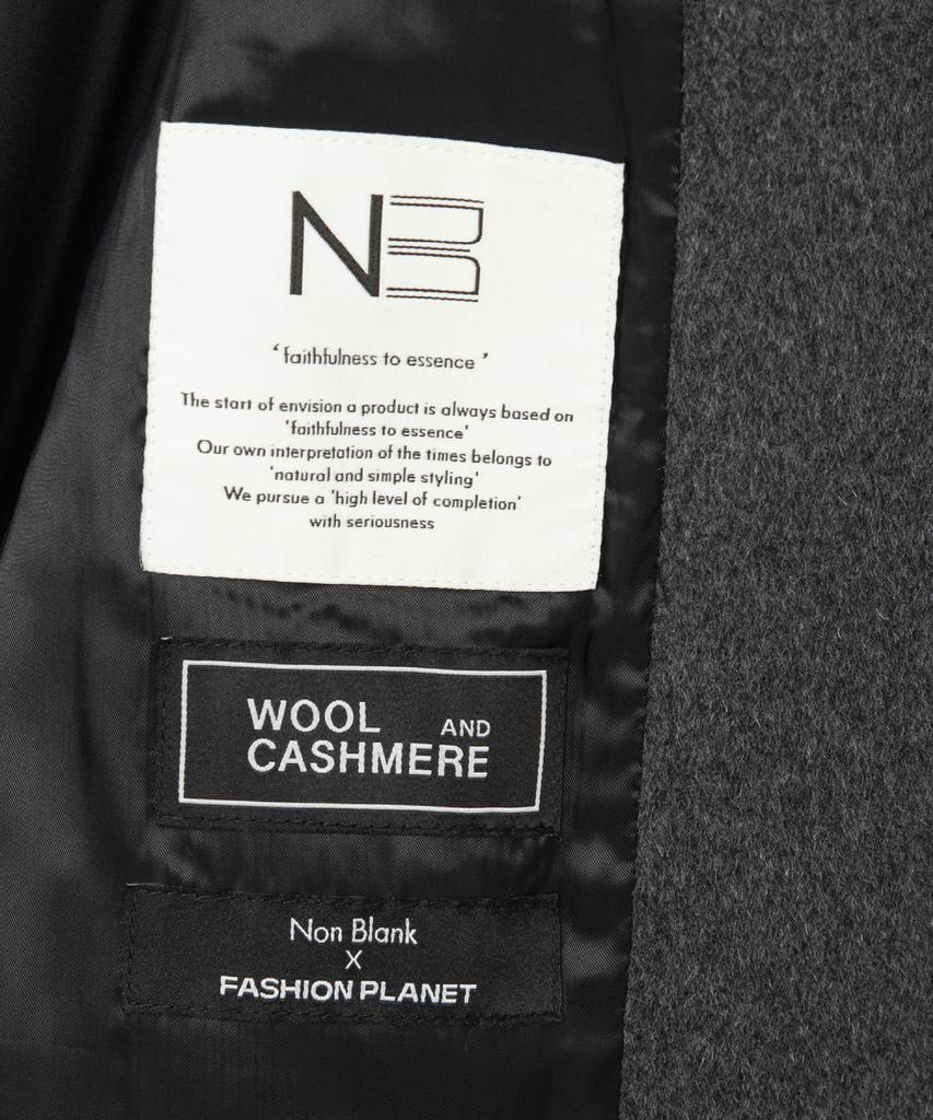 Nonblank [Nonblank X Fashion Planet] Balmacaan Coat_Grey