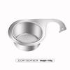 Stainless Steel Swan Drain Basket, Household Kitchen Hanging Drain Rack, Dry Wet Separation Storage Rack, Sink Filter Rack