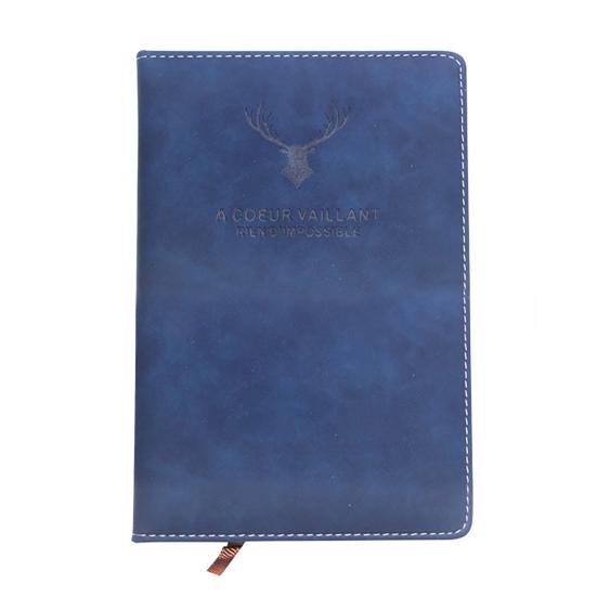 Elegant Notebook with 280 Pages Thickened Faux Leather Cover Elegant Writing Experience Office Workplace Notebook
