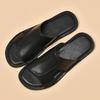 Fashion 2025 Summer New Soft Bottom Outdoor Shoes Men Fashion Genuine Leather Waterproof Sandals Casual Slipper Cool Beach Shoes Flats