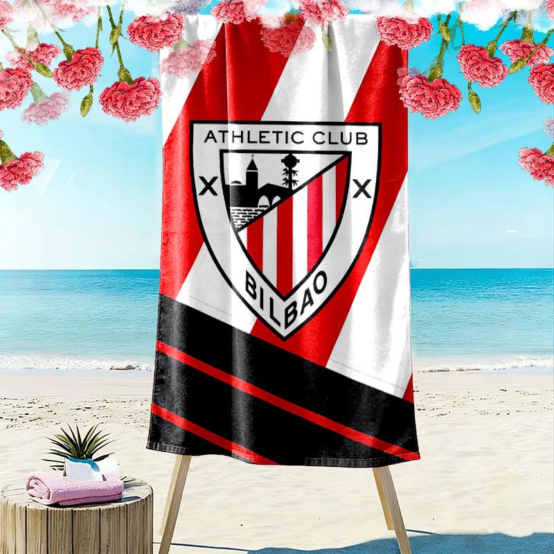 Athletic Club logo Print Beach Towel, Large Soft Quick Dry Towel for Beach Camping Swimming