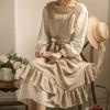 Cute Ruffled Women Apron Coffee Shop Florist Garden Baking Home House Kitchen Antifouling Apron