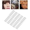 50pcs Face Line Films Disposable Transparent Face Eyebrow Guard for Home Beauty Salon