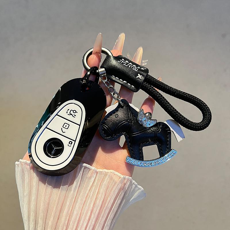 PZQ2 For Mercedes Benz Keycase Set Holiday Gifts For Mercedes Benz 2021 C /S Class W223 W206 S350L S400L S450L S500L Car Key Cover