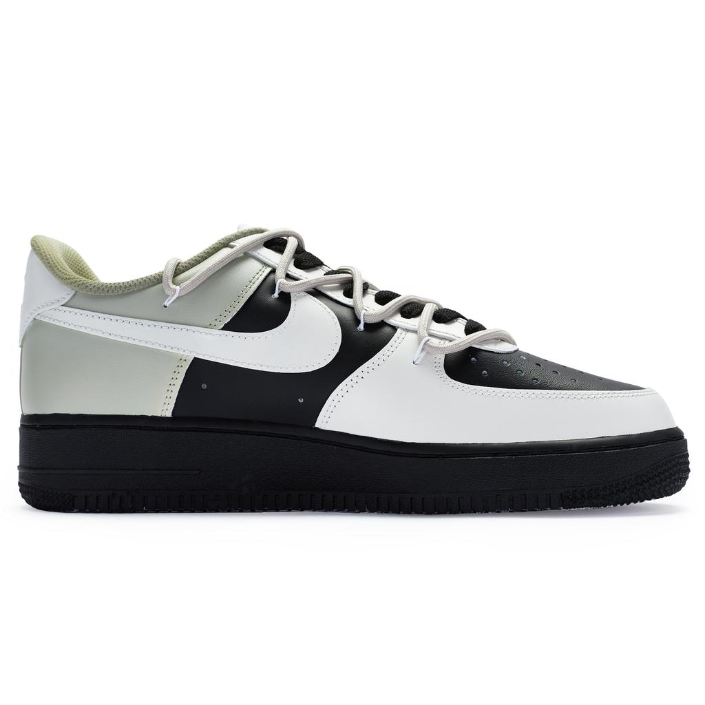 Nike Кроссовки Nike Air Force 1 Low Skateboard Мужские Черно-Зелено-Серые CW2288-111(Команда80-)