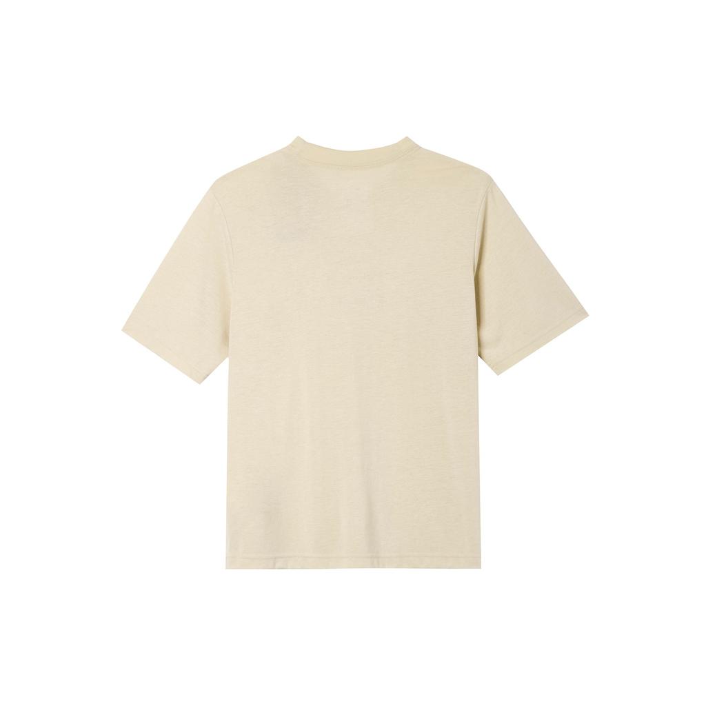 Nike Футболка с коротким рукавом и круглым вырезом Dri-FIT Trail Letter Print, женские топы Sand-Drift DX7897-126