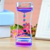 Double Color Liquid Hourglass Colorful Liquid Timer Anxiety Relief Motion Ornament Bubble Timer Oil Sand Clock Decor Gift
