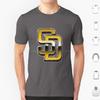 Спортивная футболка San Diego Baseball 6XL Хлопок Крутая футболка Спорт Спортивная Бе बेसबбол Потрите грязью на ней Игрок в бейсбол Фанаты бейсбола Смешная