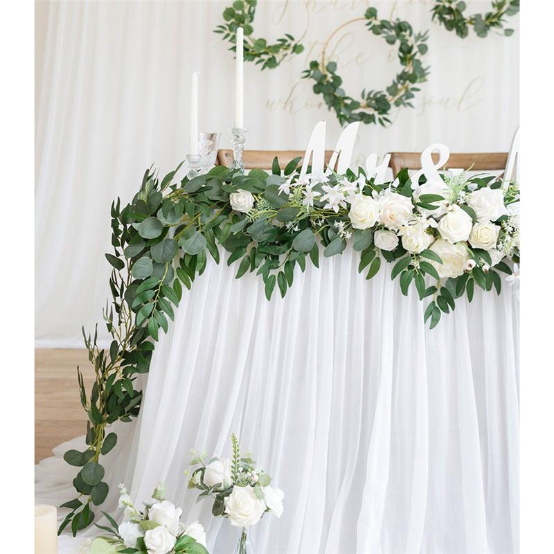 2 м подвесная эвкалиптовая гирлянда искусственные растения лоза лист ивы ротанг сад домашний рождественский декор