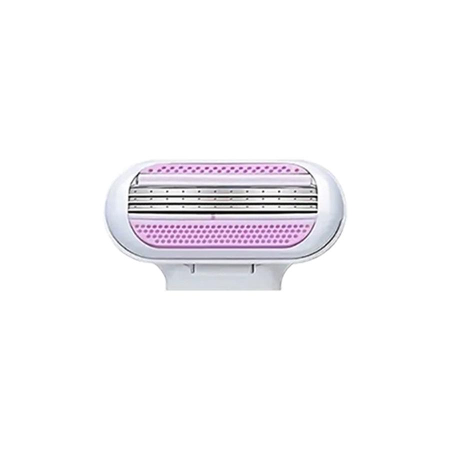 Женская бритва с тремя лезвиями и сменной головкой