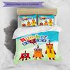 3pcs Numberblocks pattern bedding set duvet cover set includes duvet cover &pillowcases, perfect all season bedroom decoration & gift