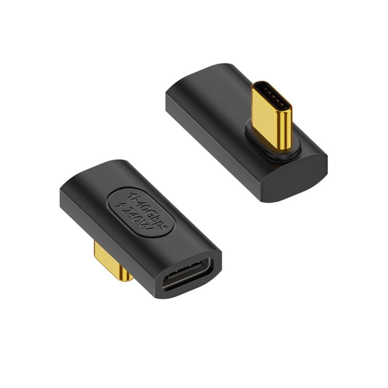 High-Speed USB C Male to Female Extender Adapter Connector 240w High-Speed Charging and 40Gbps Data Transmission