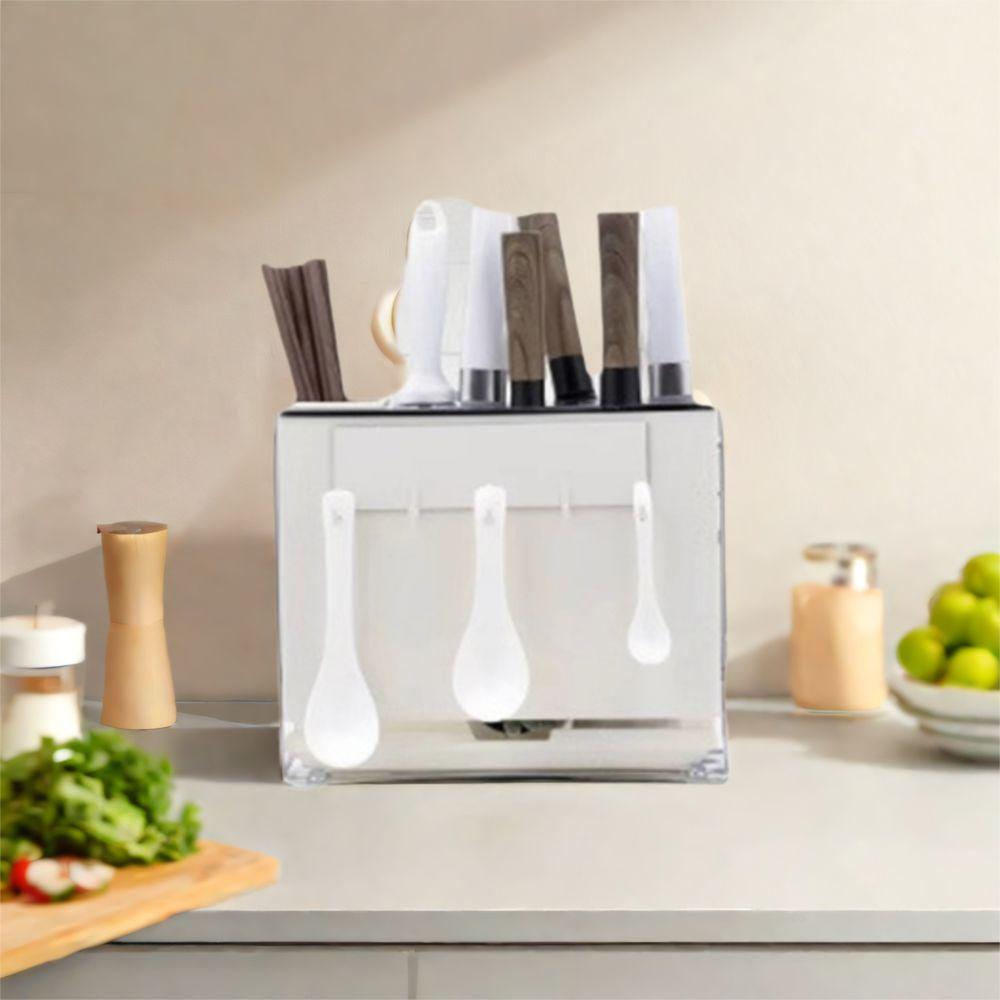 Rust-proof Chopstick Bucket Large Capacity Cooking Utensil Holder Kitchen Cutter Rack Kitchen