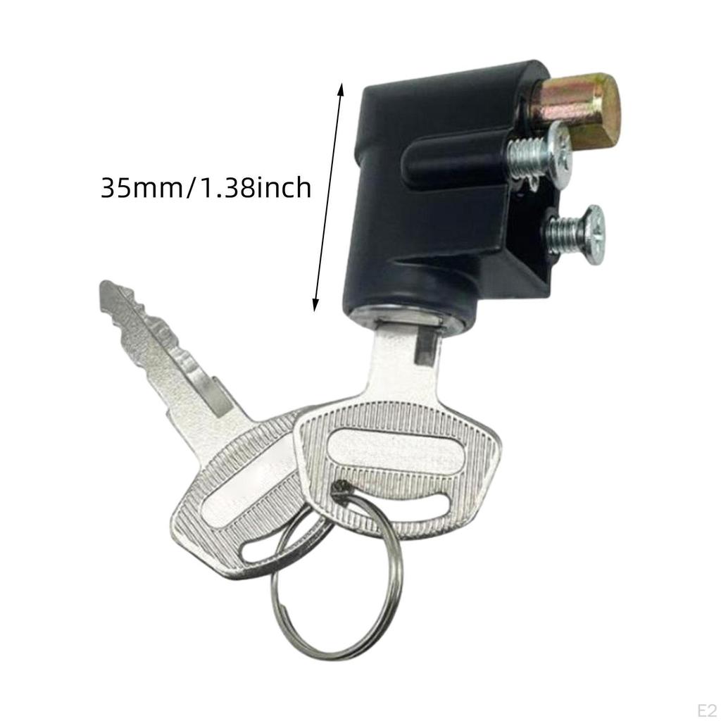 Замок зажигания, сменный цилиндр, аксессуар, портативный замок, рулевое управление мотоцикла с двумя