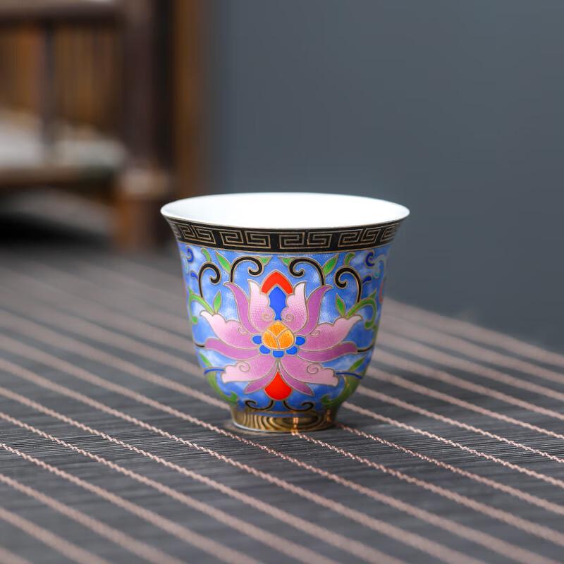 MULTIPOTENT Cloisonné Ceramic Kung Fu Tea Set