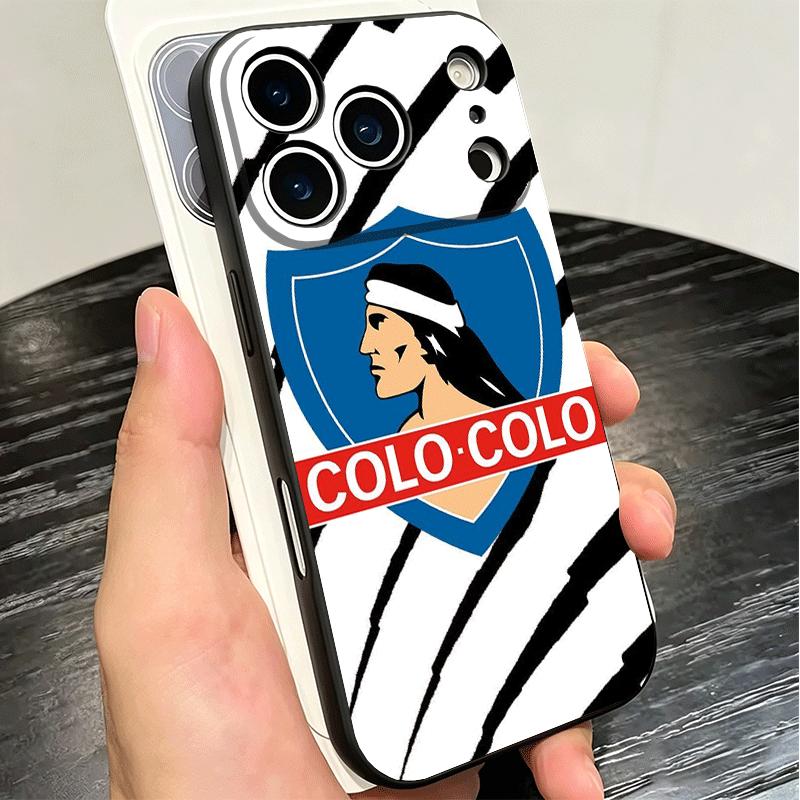 Мягкий чехол для телефона Social Y Deportivo Colo Club для iPhone 16 16E 17 Air 15 Pro Max 14 Plus 13 Mini 11 12 7 Черная задняя крышка