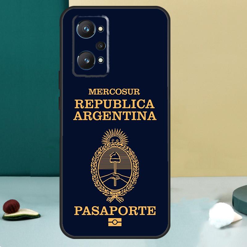 Флаг Аргентины Для Realme 14 13 Pro Plus 10 11 12 GT 5 6 6T GT7 Pro C61 C55 C53 C51 C21Y C25S C75 C67 Чехол