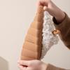 Зимние хлопковые тапочки с милыми ушками, парные, домашние, для помещений, теплые, нескользящие плюшевые тапочки