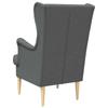 Armchair Dark Grey Fabric