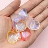 10pcs 19*23mm Acrylic Transparent Flower Petal Beads For Jewelry Making Beaded Materials