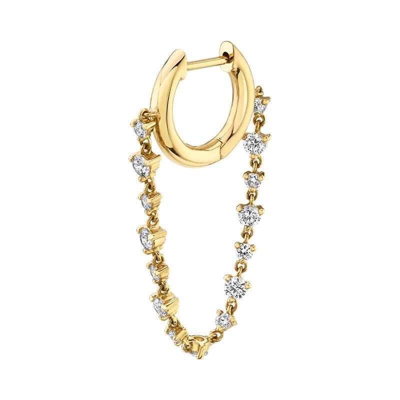 1 шт., серьги-кольца из стерлингового серебра 925 пробы с пряжкой для ушей, серьги-кольца для женщин, радужные индивидуальные серьги, женские ювелирные изделия