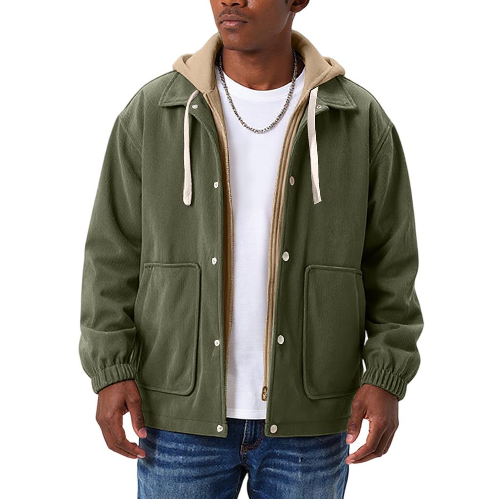 Мужская спортивная и повседневная куртка свободного кроя