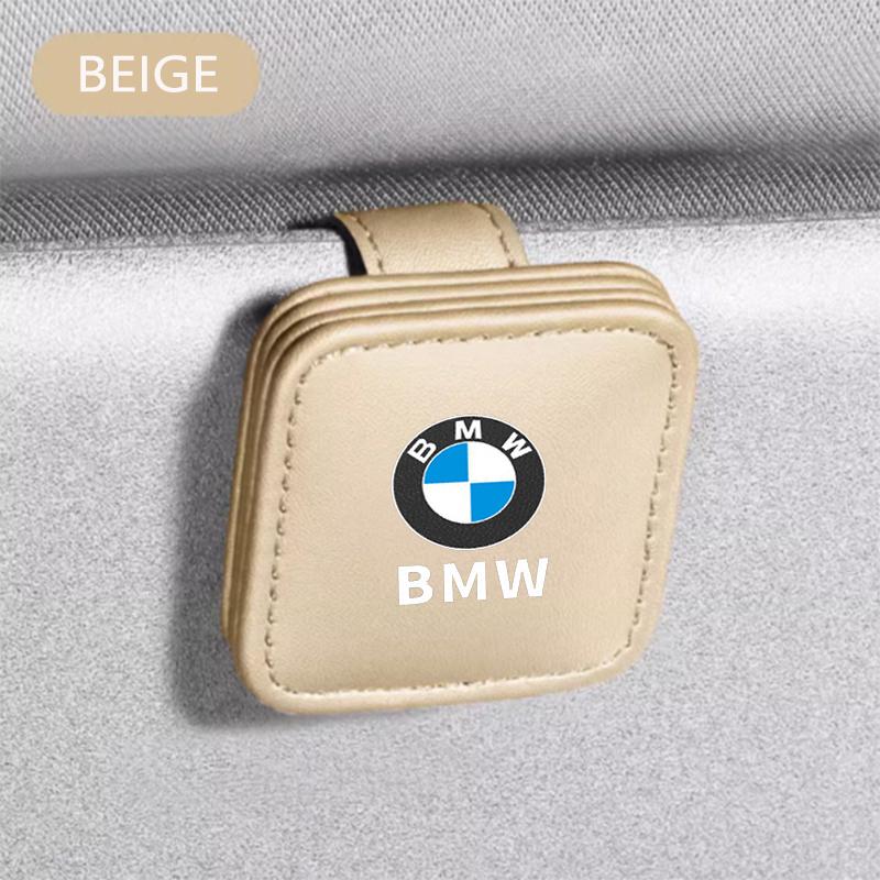 AXNX2 Slim Hidden Anti Loose Design Sunglasses Mount Clip Car Eyeglass Holder Space Saving Glasses Card Ticket Storage For BMW M X5