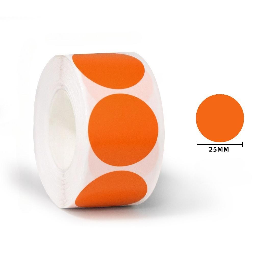 500pcs/1roll Colored Dot Stickers Circle Color Coding Labels 8 Colors Item Marking Colorful Coding Label Sticker for Office Home