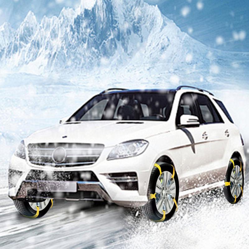 Цепи противоскольжения для автомобильных шин, тяжелые тяговые цепи, противоснежные цепи, 10 шт., тяговые цепи для грязи, автомобильные цепи противоскольжения для шин