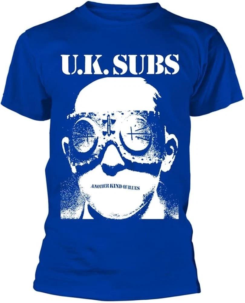 Uk Subs T Shirt Another Kind Of Blues Band Logo Shirt Royal Blue Cl189