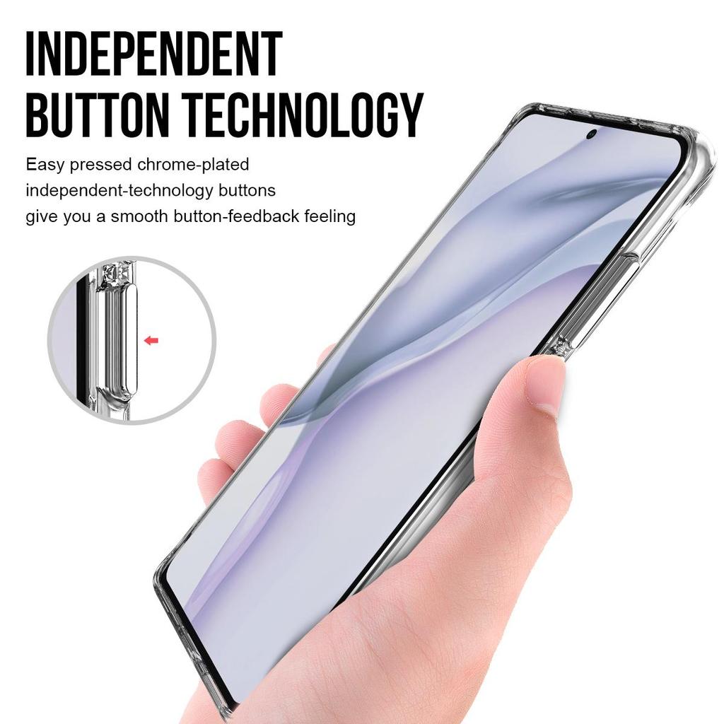 Для Huawei P20 P30 P40 P50 Pro Lite Mate 40 pro Y9 Prime Space прозрачный чехол-бампер высокой твердости акриловый прозрачный чехол для телефона