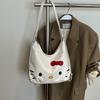 Hello Kitty Girl Large Capacity Pu Tote Bag With Breathable Waterproof Design For Daily Use