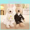 Adorable Sg811 Wedding Bunny Plush Toy Couple For Marriage Celebration Decoration