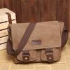 Men's Handbag Men's Shoulder Bag Outdoor Crossbody Bag Men's Backpack Canvas Horizontal Postman Bag Student Leisure Backpack