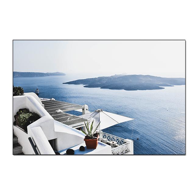 Восход солнца морской пейзаж пляж холст живопись современные постеры и принты Cuadros настенные художественные фотографии гостиная домашний декор без рамки без рамки