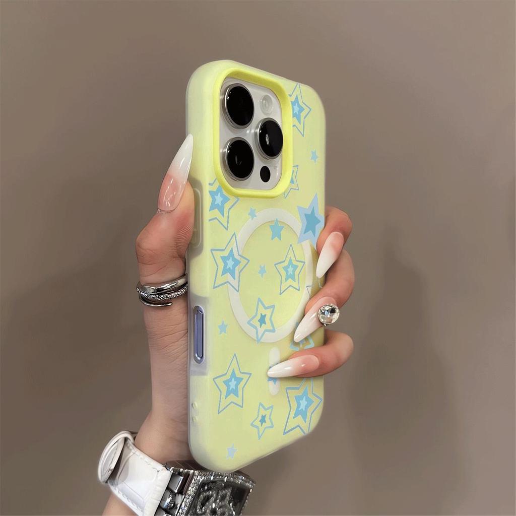 Magnetic Jelly Two-in-One Mobile Phone Case for IPhone 14 Mobile Phone Protective Case Pattern Advanced Cartoon New Frosted Creative