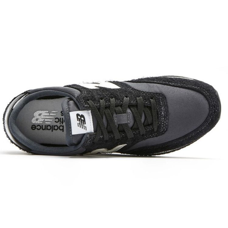 New Balance NB Comp 100 Ретро Удобные Двухслойная Коровья Синтетическая Кожа Низкий Верх Повседневные Кроссовки для Бега Женские кроссовки Черный Серый WLC100JB