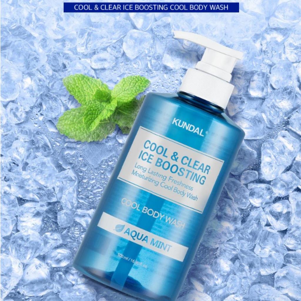 KUNDAL COOL & CLEAR ICE BOOSTING COOL BODY WASH 500 мл