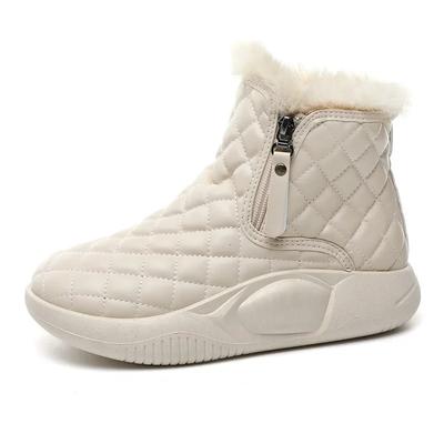 25 Зимние ботинки Plus Velvet на толстой подошве женские зимние ботинки для улицы теплые короткие ботинки женские зимние ботинки для женщин