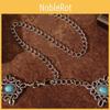 Knot Chinese Traditional Waist Chain With Metal Carving Turquoise For Occasions