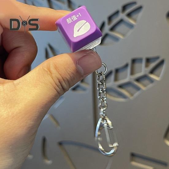 Fidget Toys Keyboard Adult Kids Keychain Stress Relief Toy Exercise Wrist Stress Relief Keychain Fidget Toy Decompression Toy Keychain