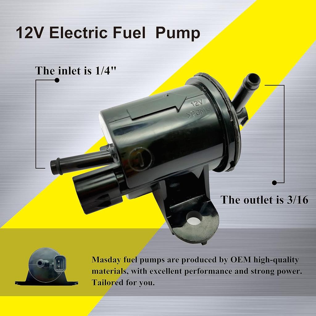 Masday Scooter Fuel Pump For 02-09 Honda Metropolitan, 03-16 Honda Ruckus - OEM 16710-GET-013, Includes All Accessories For Replacement